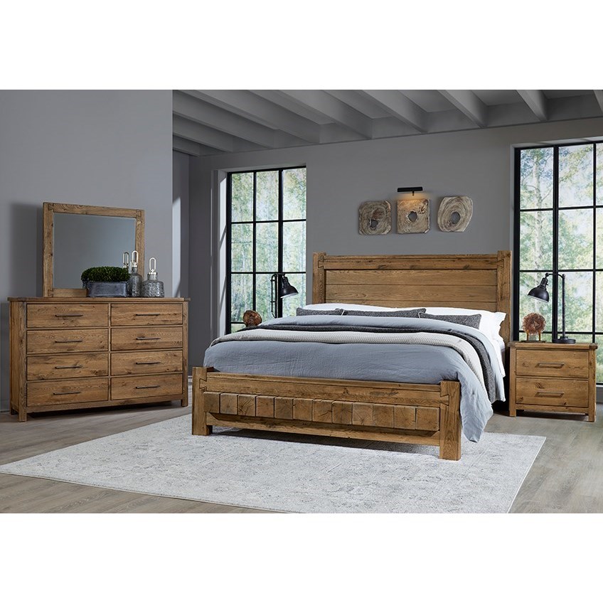 Vaughan Bassett Dovetail 751 Rustic 8Drawer Dresser Sheely's